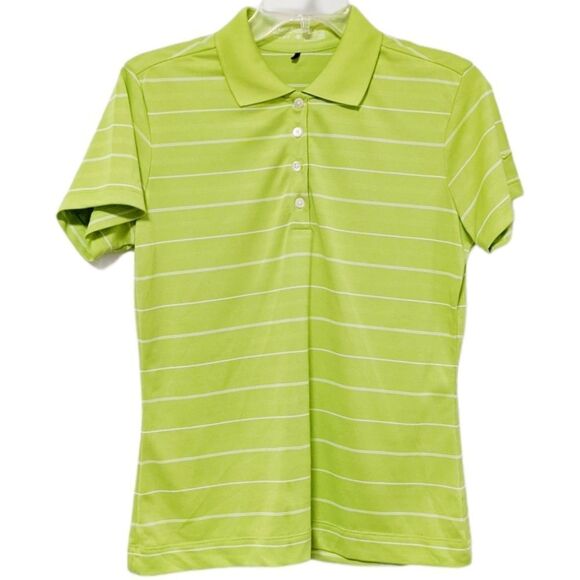 Nike Golf Dri-Fit Polo Top Short Sleeve Green S - Picture 1 of 9